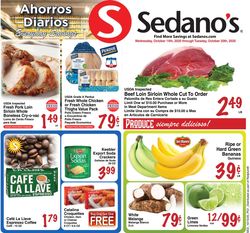 Catalogue Sedano's from 10/14/2020