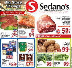 Catalogue Sedano's from 01/27/2021