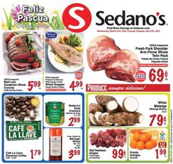 Catalogue Sedano's from 03/31/2021
