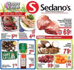 Catalogue Sedano's from 03/31/2021