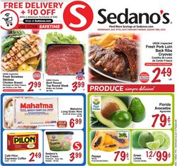 Catalogue Sedano's from 07/27/2022