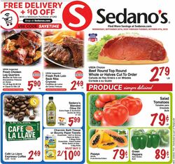 Catalogue Sedano's from 09/28/2022