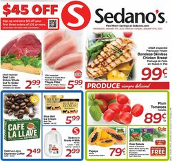 Catalogue Sedano's from 01/04/2023