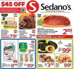 Catalogue Sedano's from 01/11/2023