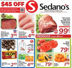 Catalogue Sedano's from 03/01/2023