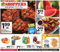 Catalogue Shoppers Food & Pharmacy from 07/21/2022