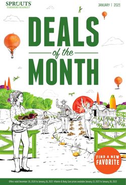 Catalogue Sprouts Deals of the Month from 12/30/2020