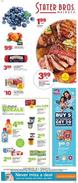 Catalogue Stater Bros. from 07/29/2020