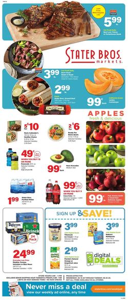Catalogue Stater Bros. from 08/19/2020