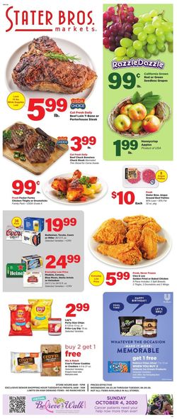 Catalogue Stater Bros. from 09/23/2020