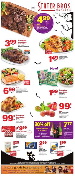 Catalogue Stater Bros. Halloween 2020 from 10/28/2020