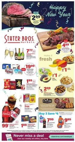 Catalogue Stater Bros. Happy New Year 2021 from 12/26/2020