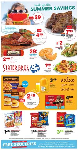 Catalogue Stater Bros. from 07/28/2021