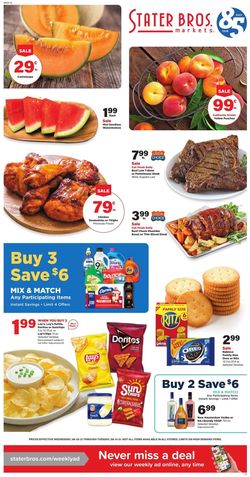 Catalogue Stater Bros. from 08/25/2021