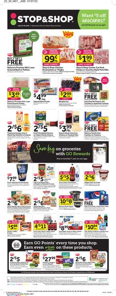 Catalogue Stop and Shop from 07/22/2022