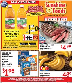 Catalogue Sunshine Foods from 12/02/2020