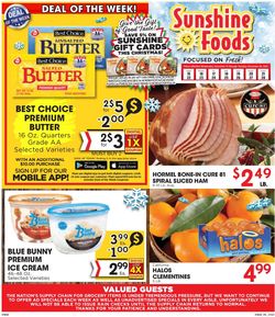 Catalogue Sunshine Foods from 12/15/2021