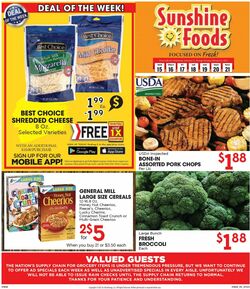 Catalogue Sunshine Foods from 02/15/2023