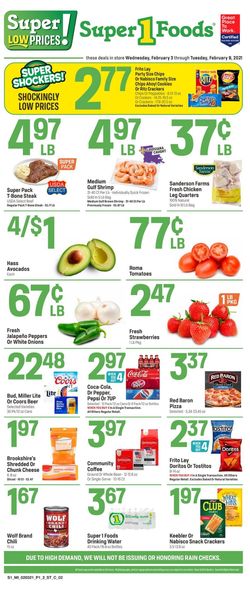 Catalogue Super 1 Foods from 02/03/2021