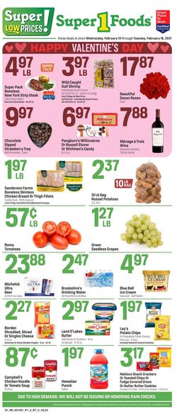 Catalogue Super 1 Foods from 02/10/2021
