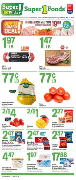 Catalogue Super 1 Foods from 05/19/2021
