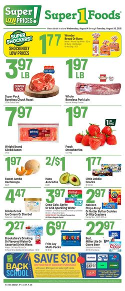 Catalogue Super 1 Foods from 08/04/2021