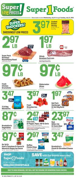 Catalogue Super 1 Foods from 07/06/2022