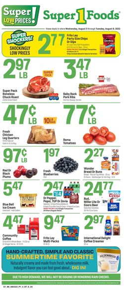 Catalogue Super 1 Foods from 08/03/2022