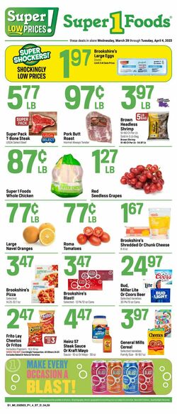Catalogue Super 1 Foods from 03/29/2023