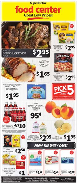Catalogue Super Dollar Food Center from 08/12/2020