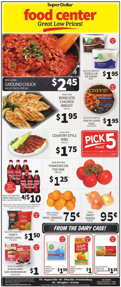 Catalogue Super Dollar Food Center from 11/27/2020