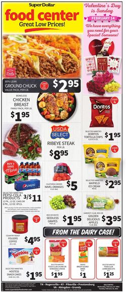 Catalogue Super Dollar Food Center from 02/10/2021