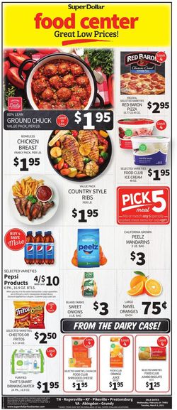 Catalogue Super Dollar Food Center from 02/24/2021