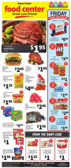 Catalogue Super Dollar Food Center from 03/31/2021