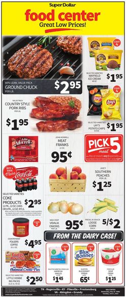 Catalogue Super Dollar Food Center from 05/26/2021