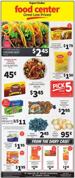Catalogue Super Dollar Food Center from 06/02/2021