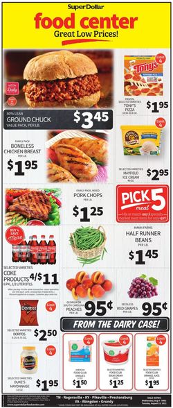 Catalogue Super Dollar Food Center from 08/04/2021