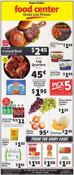 Catalogue Super Dollar Food Center from 09/08/2021