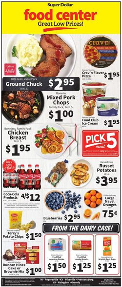 Catalogue Super Dollar Food Center from 11/26/2021