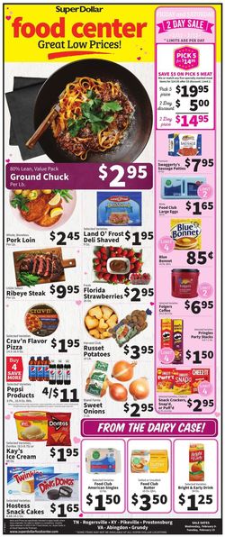 Catalogue Super Dollar Food Center from 02/09/2022