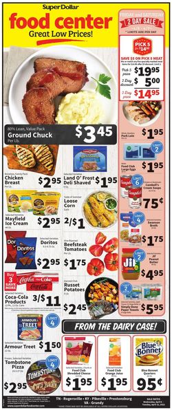 Catalogue Super Dollar Food Center from 04/06/2022