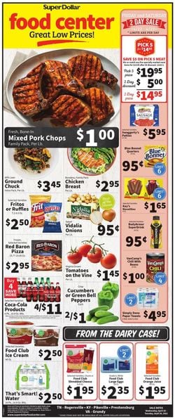 Catalogue Super Dollar Food Center from 04/20/2022