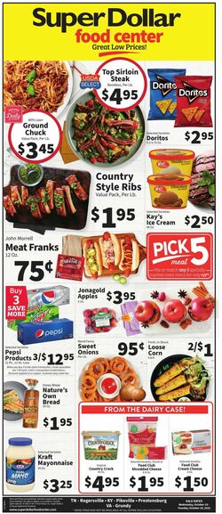 Catalogue Super Dollar Food Center from 10/19/2022