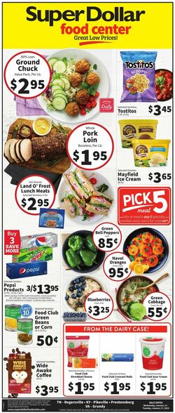 Catalogue Super Dollar Food Center from 01/11/2023