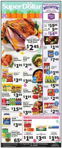Catalogue Super Dollar Food Center from 04/05/2023