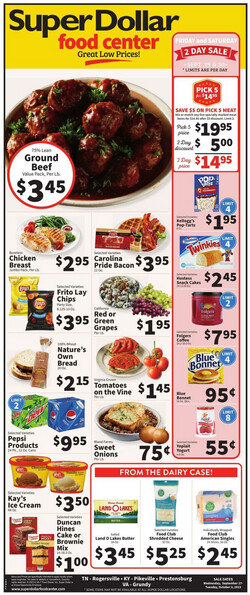 Catalogue Super Dollar Food Center from 09/27/2023