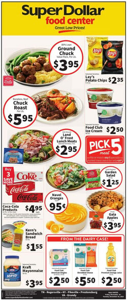 Catalogue Super Dollar Food Center from 11/24/2023