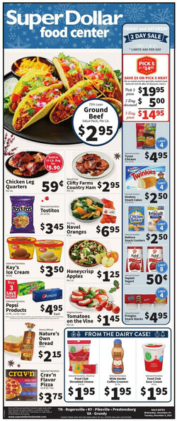 Catalogue Super Dollar Food Center from 11/29/2023