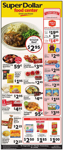 Catalogue Super Dollar Food Center from 01/31/2024