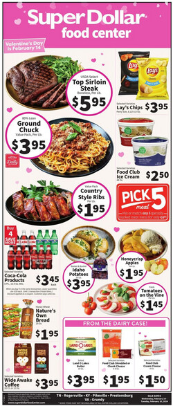 Catalogue Super Dollar Food Center from 02/14/2024